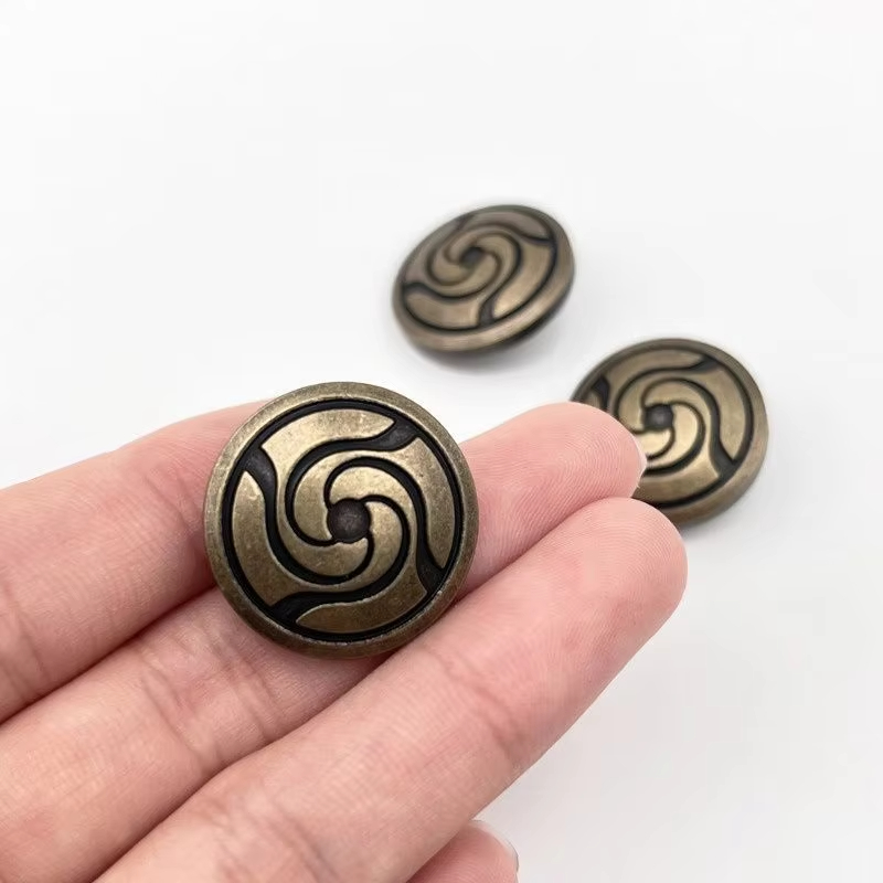 Vintage Collectible Accessories - 1/2/3/4 Stück Anime-Knöpfe Vintage-Knöpfe Rucksack-Kleidungszubehör Cosplay-Fan-Souvenir-Kollektion