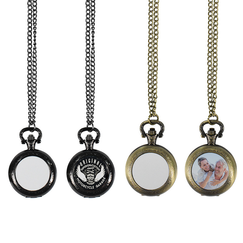 Vintage Collectible Watches - Maßgefertigte Vintage Metall-Taschenuhr Anhänger-Halskette Klassische Uhren-Halskette