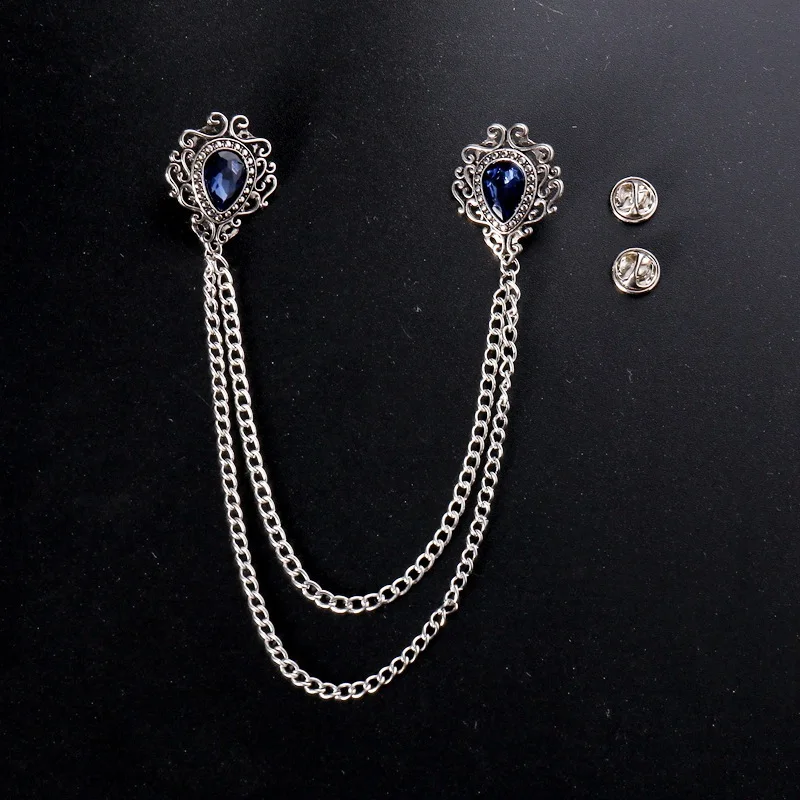 Vintage Collectible Item - Elegante Vintage-Anstecknadel aus Legierung mit Strasssteinen,