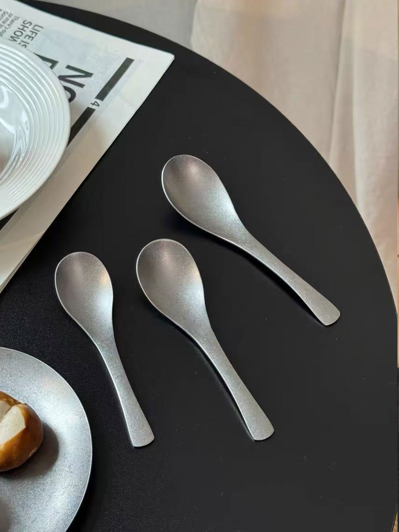 Vintage Collectible Spoons - Distressed-Löffelset im Vintage-Stil, Löffel aus Edelstahl