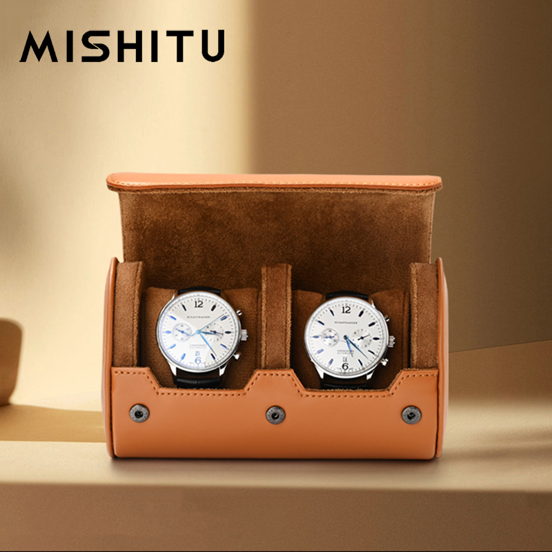 Vintage Collectible Watches - MISHITU 1/2/3-Slot Uhr Lagerung Rolle Reisetasche