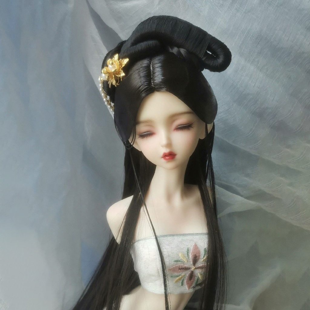 Vintage Collectible Accessories - 1/4 1/3 BJD Puppe Perücken Chinesische