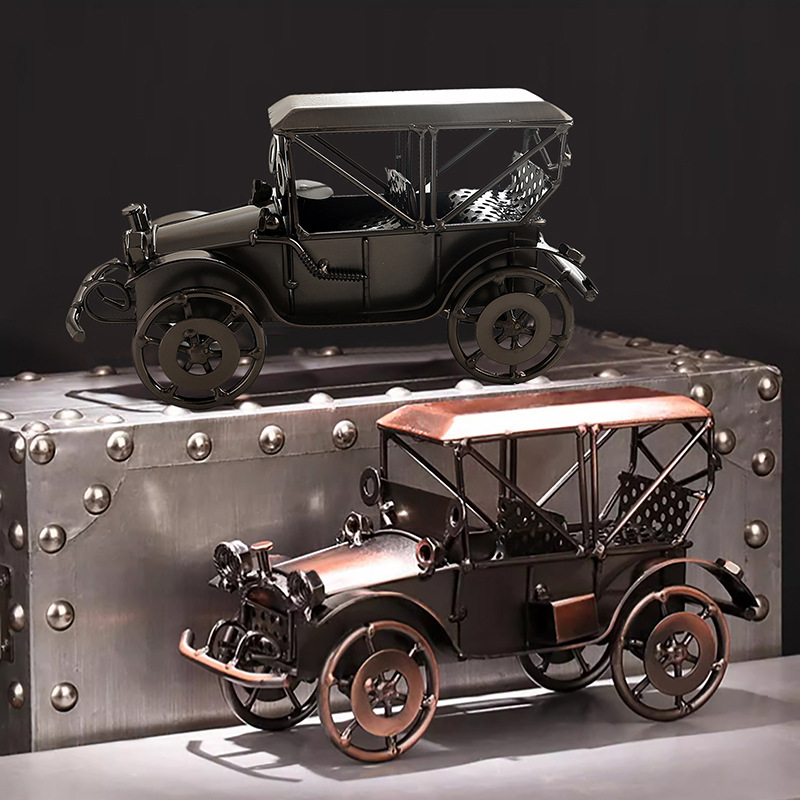 Vintage Collectibles Toys - Europäischer Stil Vintage Legierung Oldtimer-Modell Ornamente